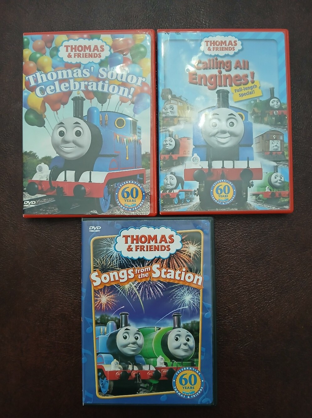 Lot Of 3 Thomas & Friends DVD's